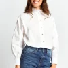 Bluse Mit Rüschenkragen
