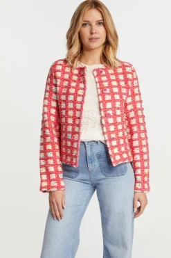 Bouclé-Jacke