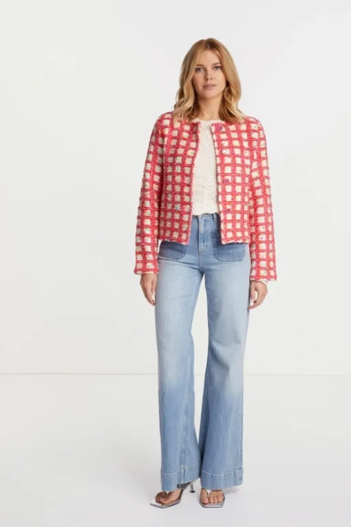 Bouclé-Jacke