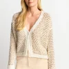 Cardigan Mit Perlmuttknopf