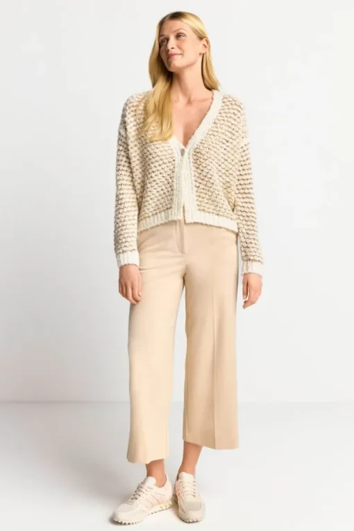 Cardigan Mit Perlmuttknopf