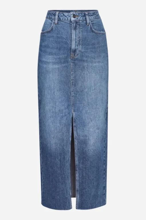 Denim-Rock In Figurnahem Schnitt
