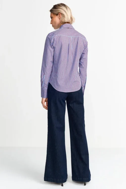 Gestreifte Hemdbluse