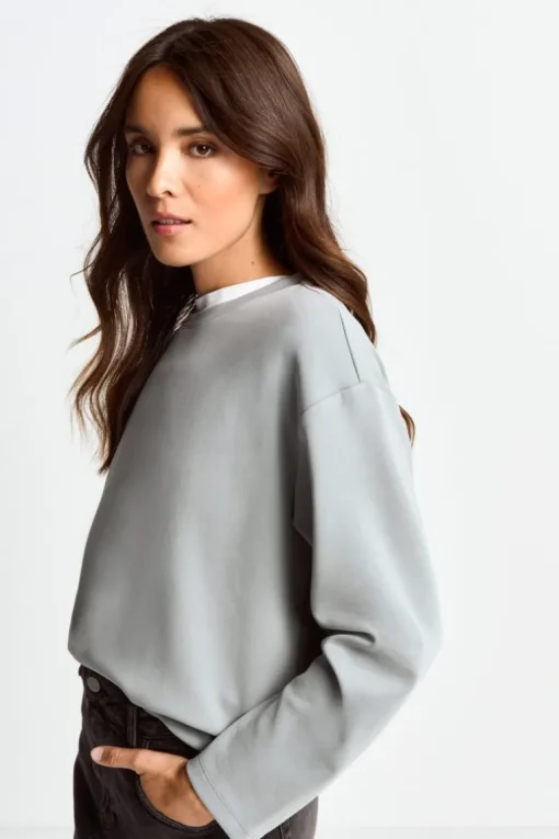 Longsleeve Aus Supersoftem Jersey