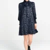 Minikleid Mit Schleifenkragen