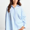 Oversized Hemdbluse