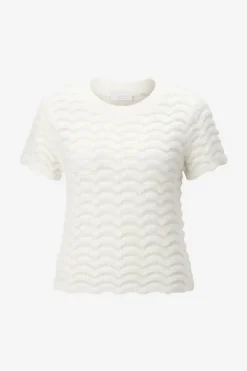 Strick-Shirt Mit Paillettendetails