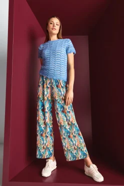 Strick-Shirt Mit Paillettendetails