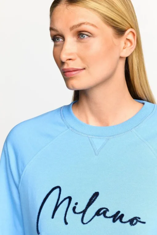 Sweatshirt Mit Schriftzug