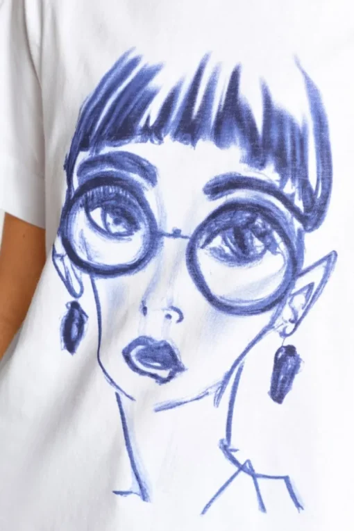 T-Shirt Mit Fashion-Print
