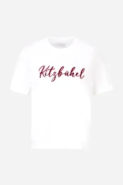 T-Shirt Mit Flockdruck