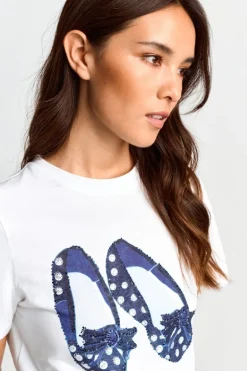 T-Shirt Mit Strassdetails