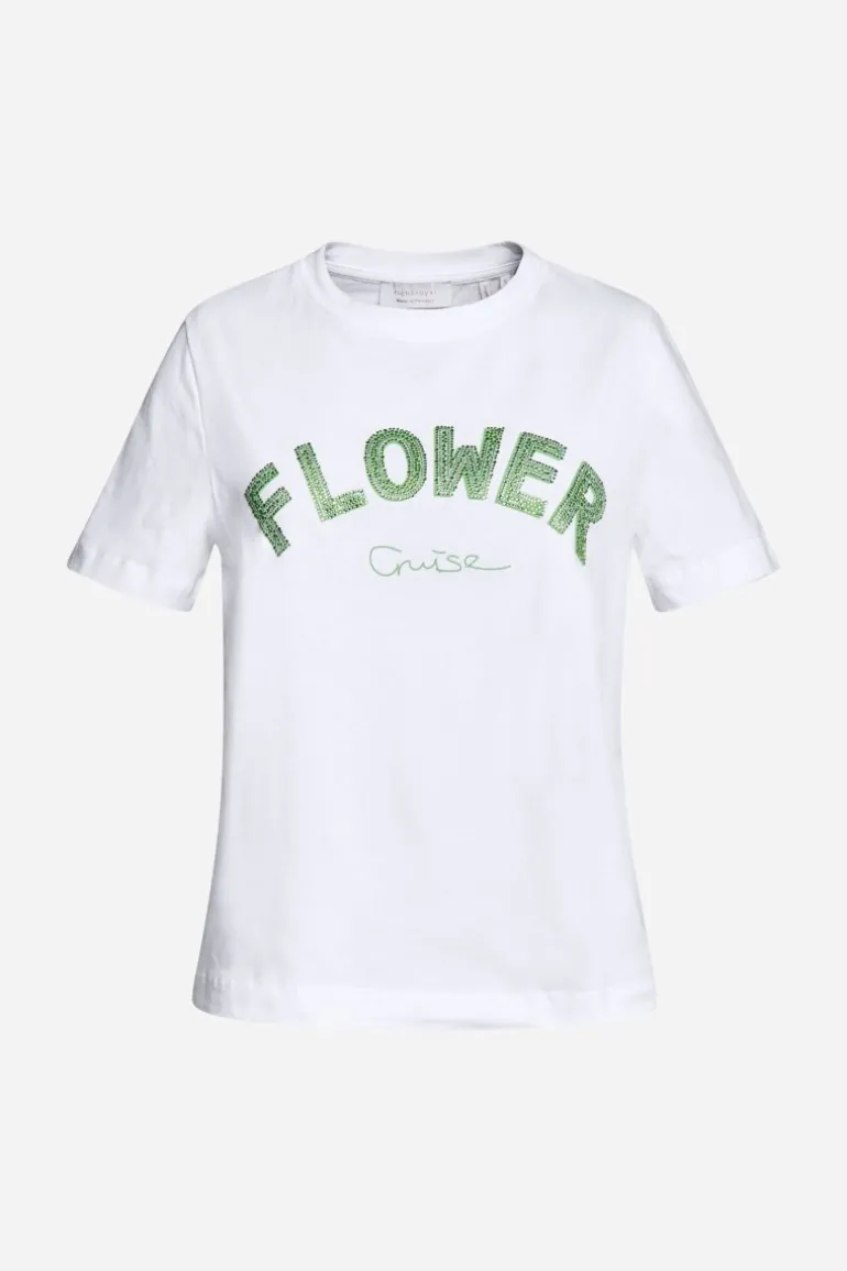 T-Shirt Mit Strassverzierung