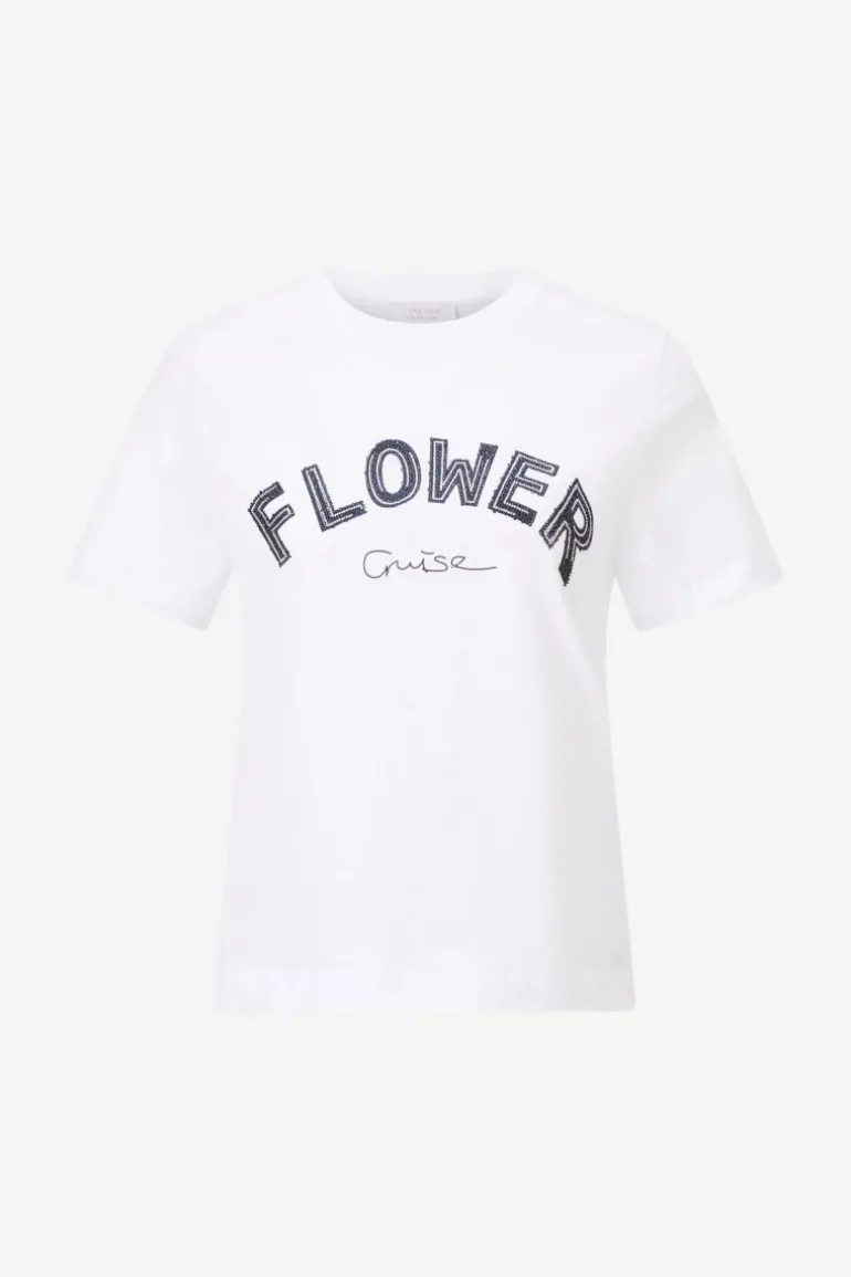 T-Shirt Mit Strassverzierung