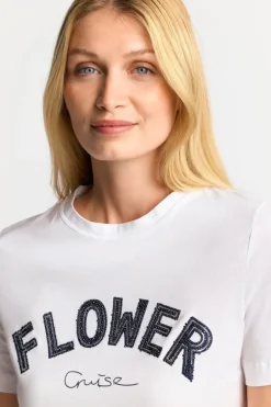 T-Shirt Mit Strassverzierung