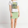 Weißes T-Shirt Mit Print